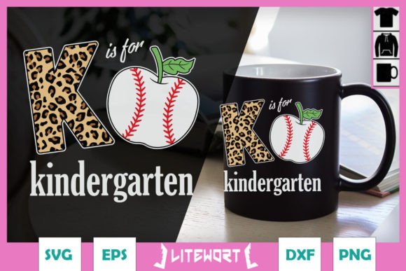 K is for Kindergarten SVG: Graphics & Crafts