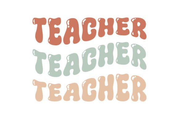 Retro Teacher SVG & PNG for Crafts Graphics