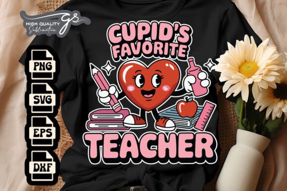 Reviewing Valentines Cupid s Favorite Teacher SVG for Embroidery